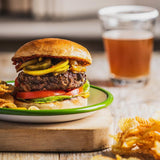Daylesford Organic Quarter Pounder Beef Burgers 454g - British product