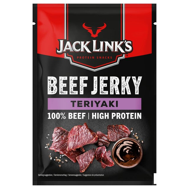 Jack Link's Teriyaki beef jerky 60g, UK version