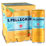 San Pellegrino Essenza Tangerine & Strawberry Sparkling Water 4 x 330ml (British brand)