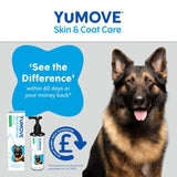 Lintbells YuMOVE skin and coat supplement for adult dogs 500ml (British brand)