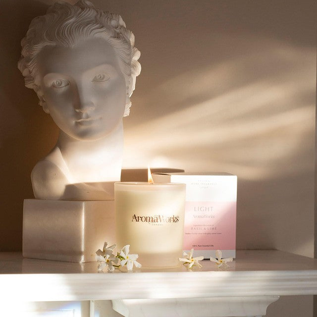 Wax Lyrical Basil & Lime soy wax candle 30cl - British product