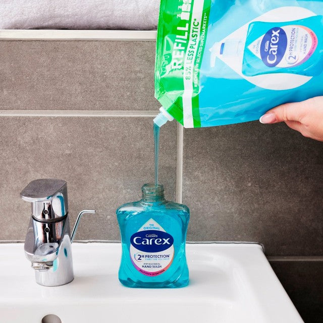 Carex Original Antibacterial Hand Wash Refill Pouch 1L - British product