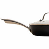 M&S aluminium egg poacher black 20cm, imported from the UK