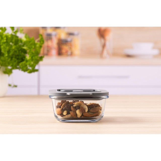 Kilner Fresh Storage Square glass food container 0.31 litre, UK version