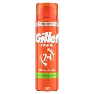 Gillette Fusion Ultra Sensitive Shave Gel British Shave Gel 200ml