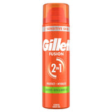 Gillette Fusion Ultra Sensitive Shave Gel 200ml can, UK version