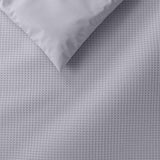 M&S waffle bedding set double grey - British product