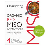 M&S Clearspring Organic Japanese Instant Miso Soup with Sea Vegetables 4 x 8g- Buy online at McGrocer