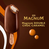 Magnum mini ice cream sticks double chocolate caramel 6x60ml, imported from the UK