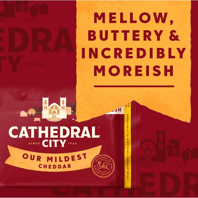 Cathedral City Mild Cheddar Cheese 350g - British product