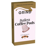 Grind Bailey's flavoured coffee pods Nespresso compatible, imported from the UK