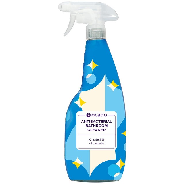 Ocado antibacterial bathroom cleaner spray 750ml, imported from the UK