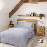 M&S waffle bedding set double grey - British product