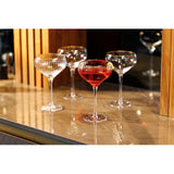 Mikasa Sorrento champagne coupe glasses 350ml, imported from the UK
