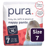 Pura Nappy Pants Size 7, imported from the UK