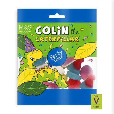M&S Marks & Spencer Colin the Caterpillar Party Time Fruktgummier 170g- Kjøp online på McGrocer
