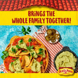 Old El Paso sliced red jalapeno peppers in a jar, imported from the UK