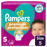 M&S Pampers Premium Protection Nappies Size 5 (11-16kg) Essential Pack- Buy online at McGrocer