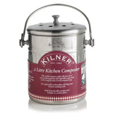 Kilner Kitchen Composter 2 Litre Bin, imported from the UK