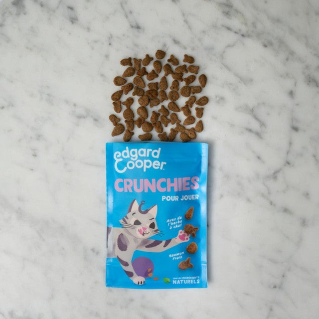 Edgard & Cooper salmon cat treat crunchies 60g - British product