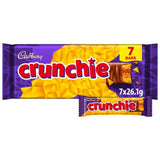 M&S Cadbury Crunchie Chocolate Bar Multipack 7 x 26.1g- Buy online at McGrocer