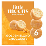M&S Little Moons Golden Blond Chocolate Mochi Ice Cream Bites 6 x 32g- Buy online at McGrocer