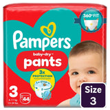 M&S Pampers Baby-Dry Nappy Pants Size 3 (6-11kg) Essential Pack- Buy online at McGrocer