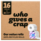 M&S Who Gives A Crap Classic Soft Double Length Toilet Rolls 16 Pack- Buy online at McGrocer