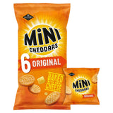 Jacob's Mini Cheddars Original cheese snack biscuits 6 pack, UK version