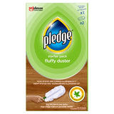 M&S Pledge Dust It Fluffy Duster Starter Pack with 1 Handle and 2 Refills- Buy online at McGrocer