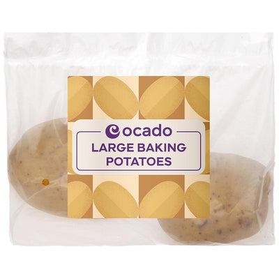 Ocado Große britische Ofenkartoffeln, Packung mit 2 Stück