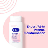 E45 moisturising lotion for dry sensitive skin 200ml (British brand)