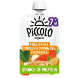 M&S Piccolo Spring Vegetable & Chicken Casserole Organic Baby Food Pouch 130g- Buy online at McGrocer