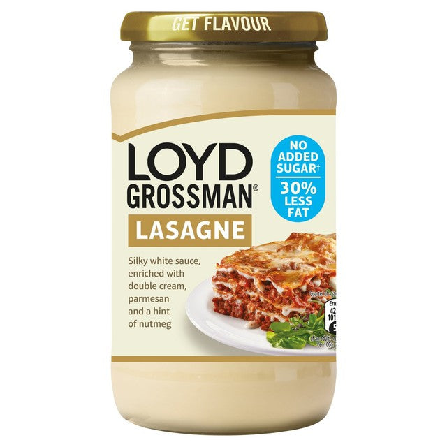 Loyd Grossman white lasagne pasta sauce 450g, UK version