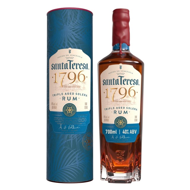 Santa Teresa 1796 Premium Rum 70cl glass bottle (British brand)