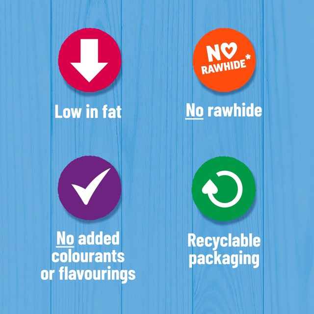 Bakers Dental Delicious Large Chicken dog chews 270g - British product