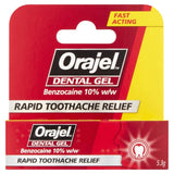 Orajel dental gel for toothache relief, imported from the UK