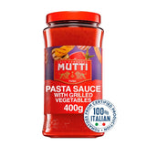 M&S Mutti Tomato and Grilled Vegetable Pasta Sauce No Added Sugar 400g- Buy online at McGrocer