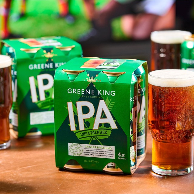 Greene King IPA beer 4 x 500ml, UK version