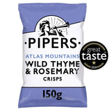 M&S Pipers Wild Thyme & Rosemary Sharing Bag Crisps 150g- Buy online at McGrocer