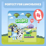 Goodies fruit pouch Apple & Blueberry multipack (British brand)