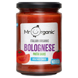Mr Organic Bolognese pasta sauce 350g, imported from the UK