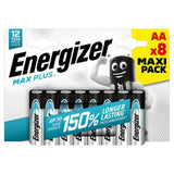 M&S Energizer Max Plus AA Alkaline Batteries 8 Pack- Buy online at McGrocer