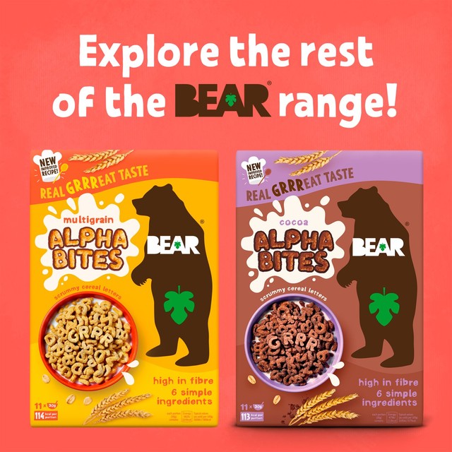 Bear Alphabites multigrain cereal 350g - British product