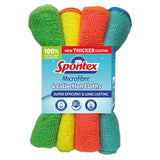 M&S Spontex Microfibre Cloths Multipurpose Kitchen and Bathroom 4 Pack- Buy online at McGrocer