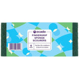 Ocado 6 fingergrip sponge scourers, imported from the UK