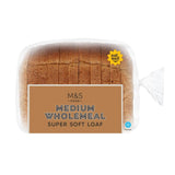 M&S M&S Super Soft Wholemeal Medium Sliced Bread 400g- Buy online at McGrocer