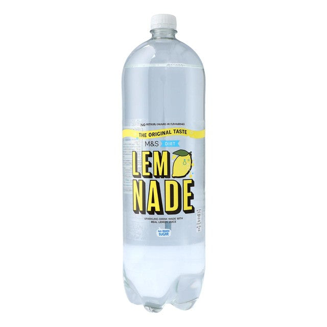 M&S Diet Lemonade 2L, imported from the UK