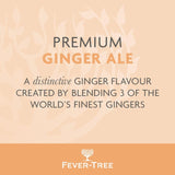 Fever-Tree refreshingly light ginger ale with natural flavourings - British product