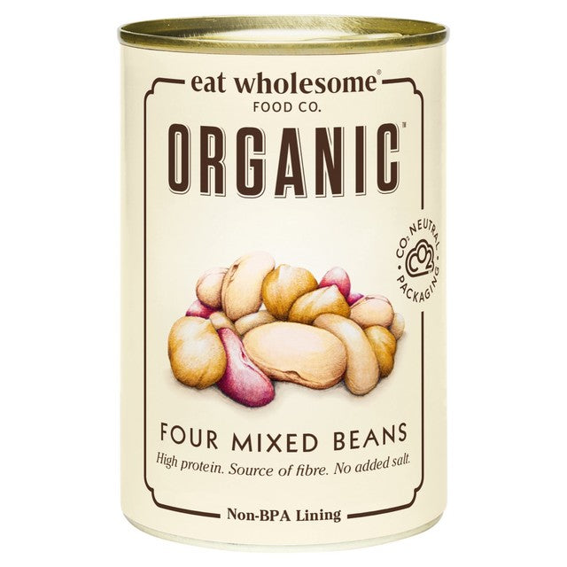 Eat Wholesome Organic Mixed Beans Canned 400g - British product